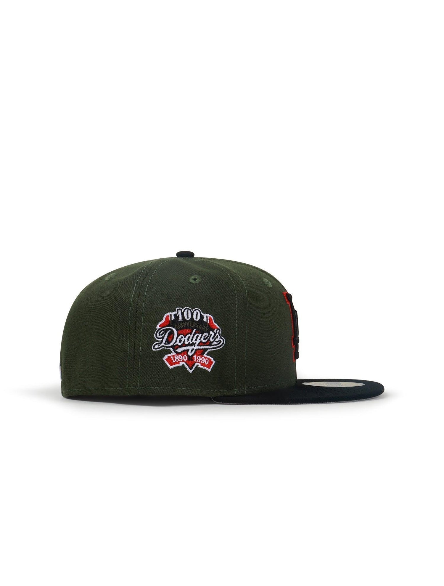 New Era 5950 La Dodgers 100Th Anniversary - Green/Black by Denim Exchange