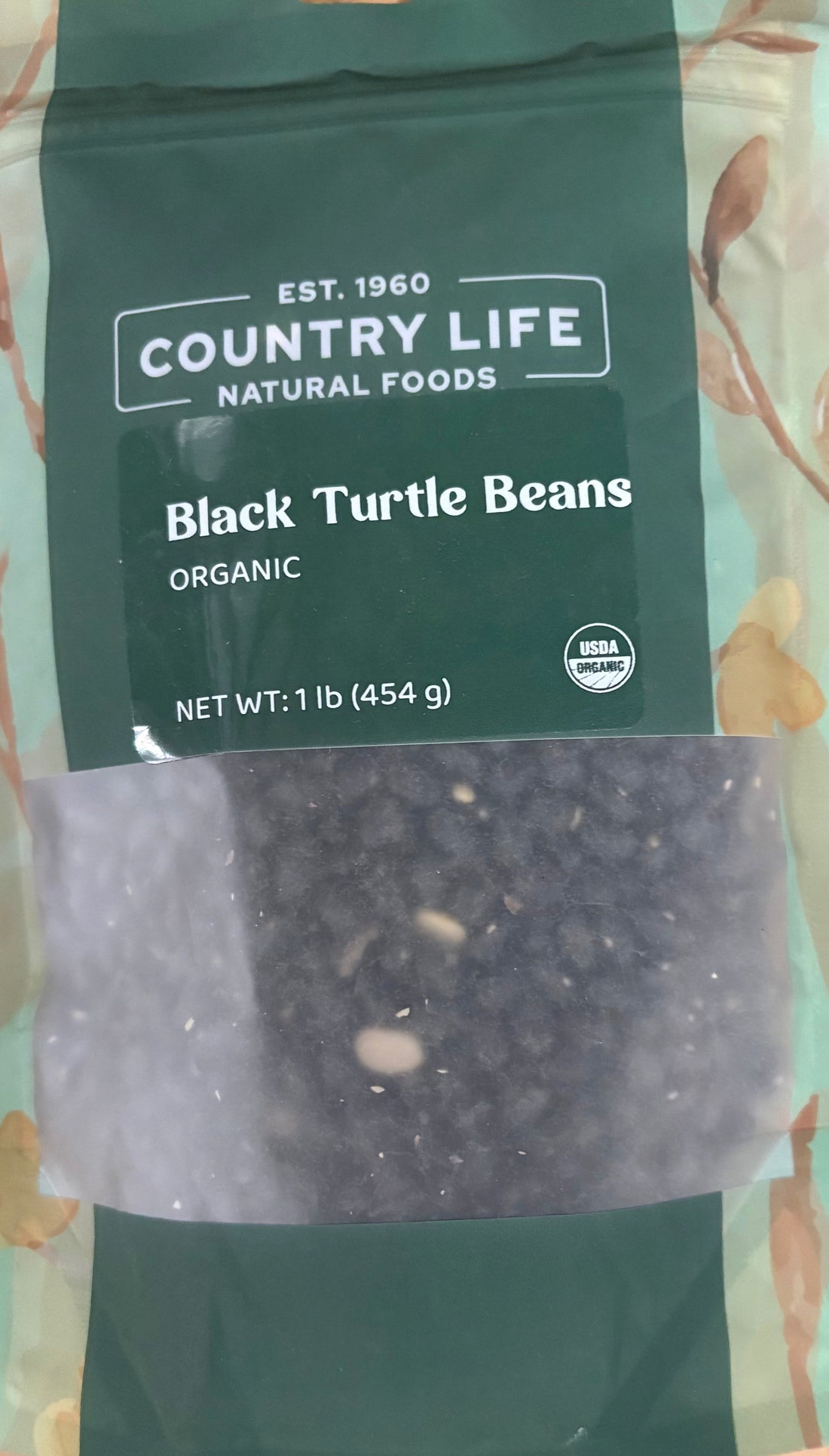 Black Turtle Beans, Organic (REDUCED PRICE! - Contains splits)  DestGlow