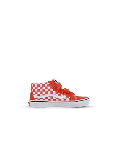 Vans (PS) Sk8-Mid Reissue V - Checkerboard Orange by Denim Exchange