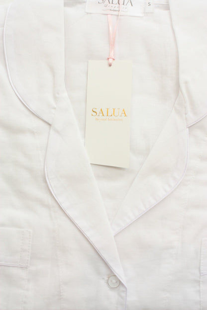 Classic Sleep Shirt in Woven Cotton - DestGlow