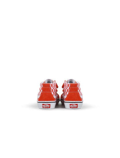 Vans (PS) Sk8-Mid Reissue V - Checkerboard Orange by Denim Exchange