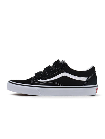 Vans Mens Old Skool Strap - Black/White by Denim Exchange
