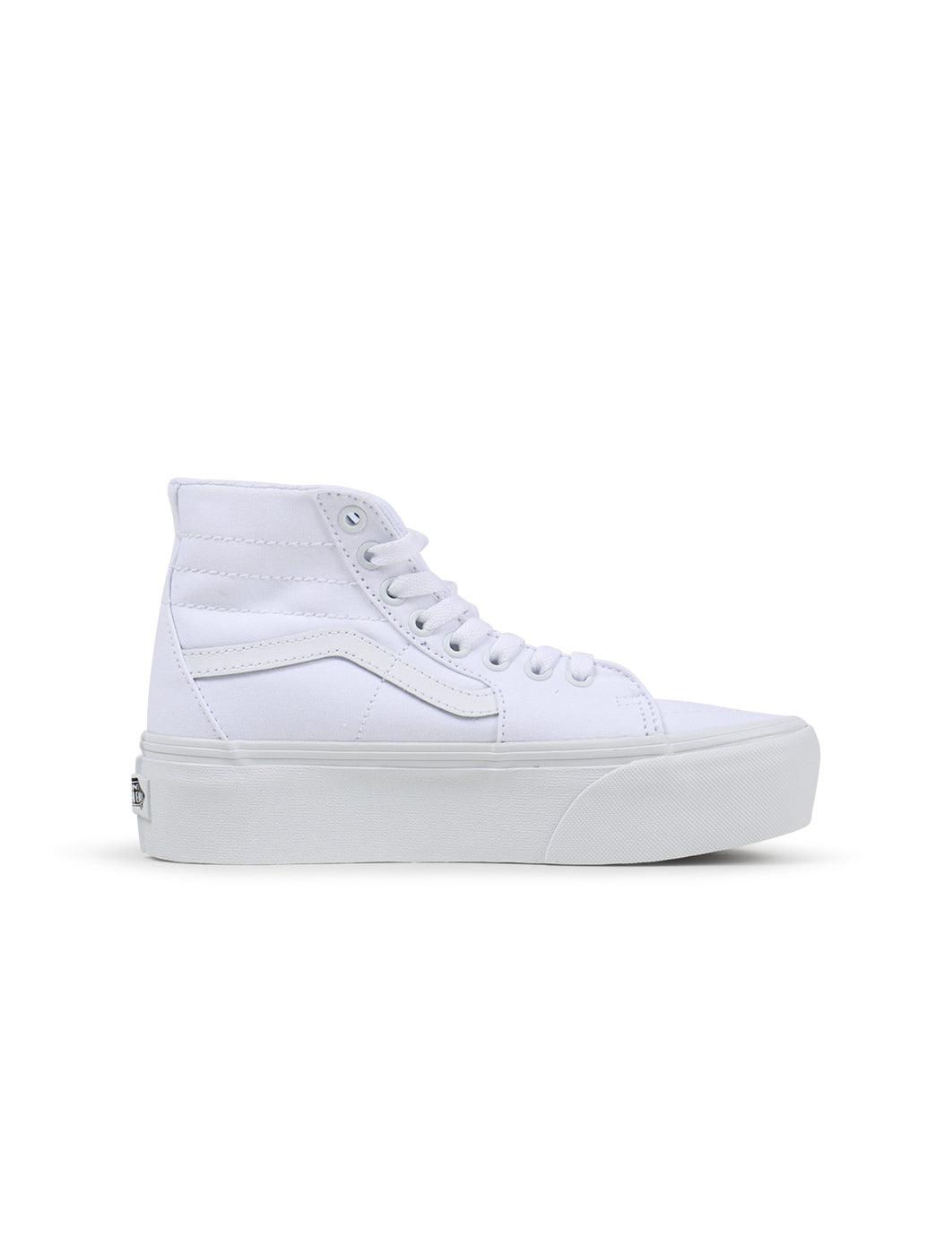 Vans Big Kids Sk8-Hi Tapered - Canvas True White by Denim Exchange