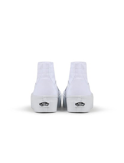 Vans Big Kids Sk8-Hi Tapered - Canvas True White by Denim Exchange