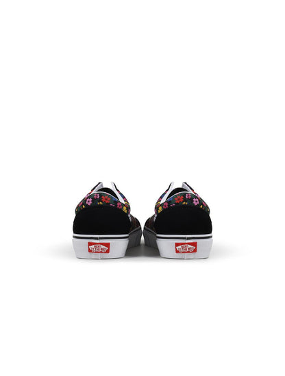 Vans Big Kids Old Skool - Floral Black by Denim Exchange