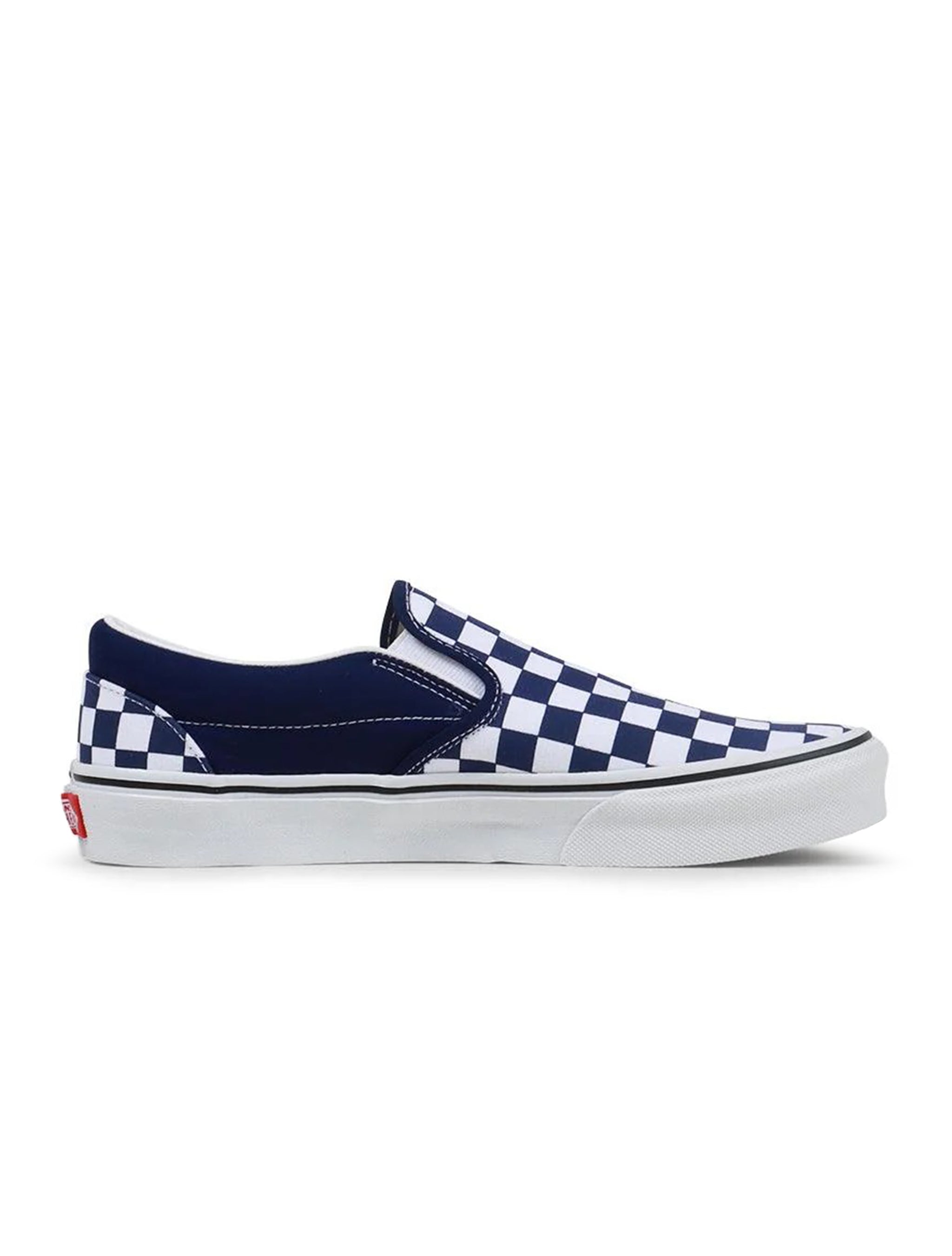 Vans Mens Classic Slip-O - Checkerboard Parisian Night by Denim Exchange