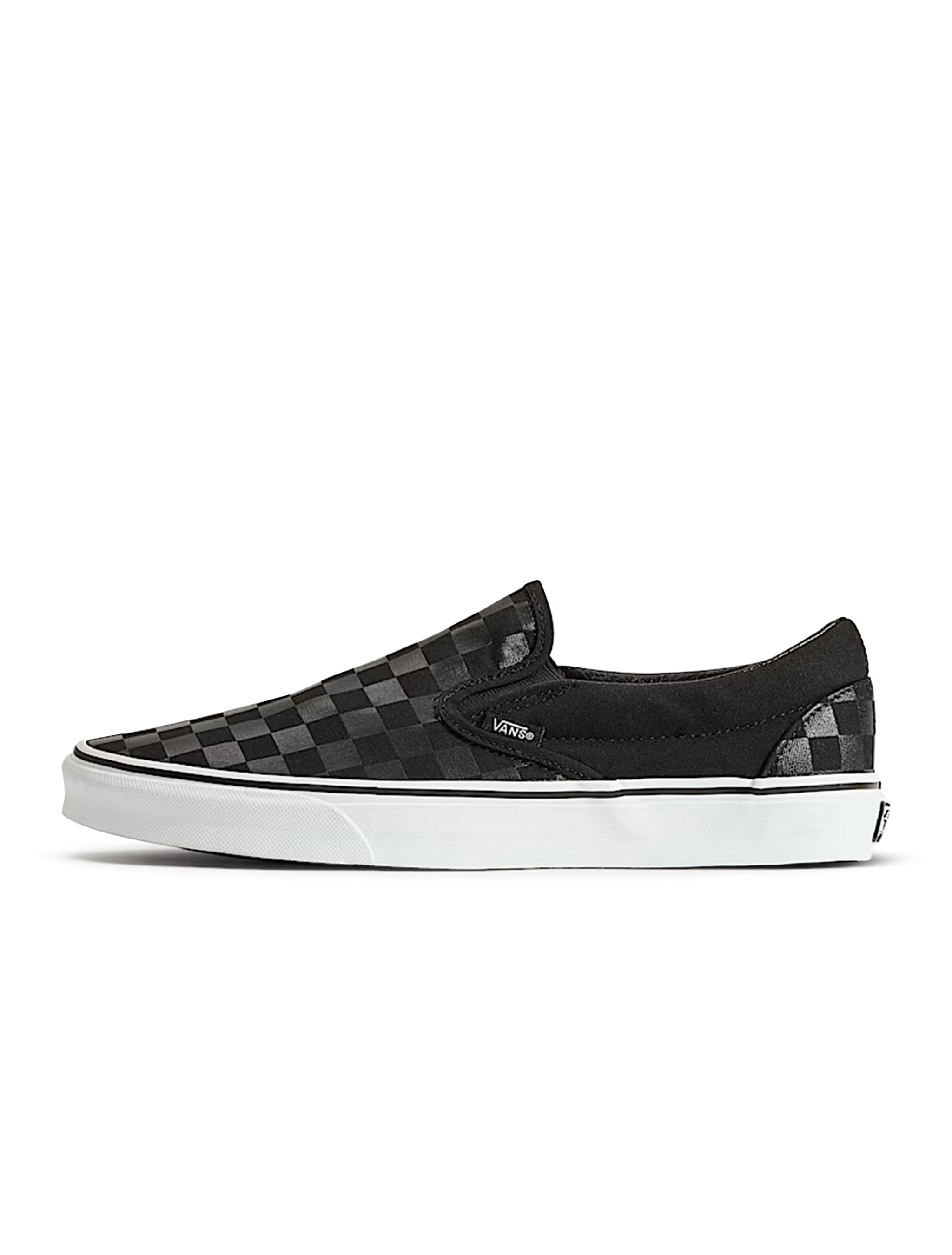 Vans Mens Checkerboard Slip-On - Black by Denim Exchange