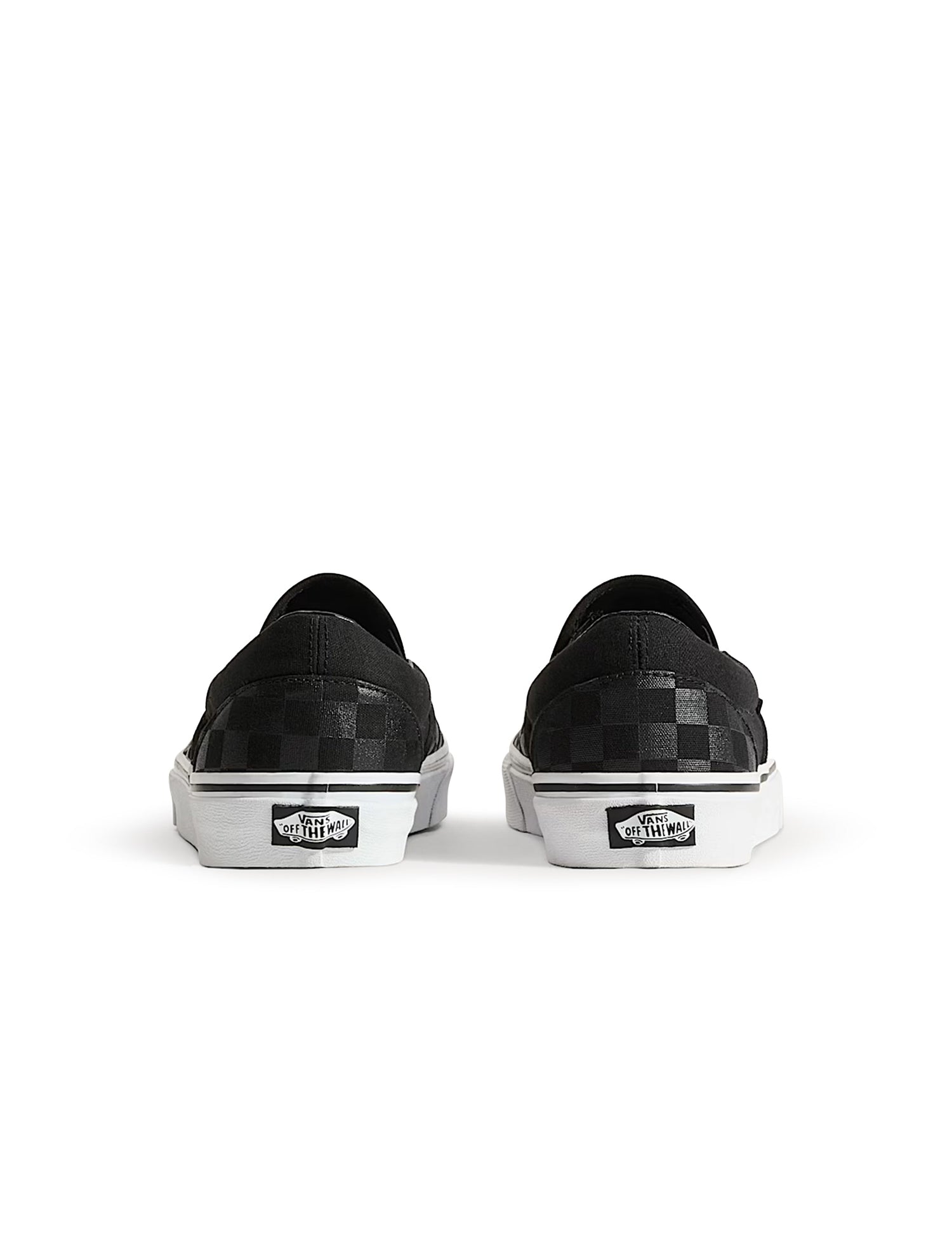Vans Mens Checkerboard Slip-On - Black by Denim Exchange