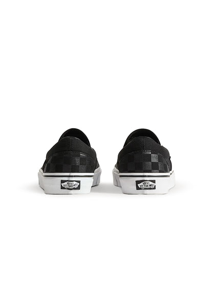 Vans Mens Checkerboard Slip-On - Black by Denim Exchange