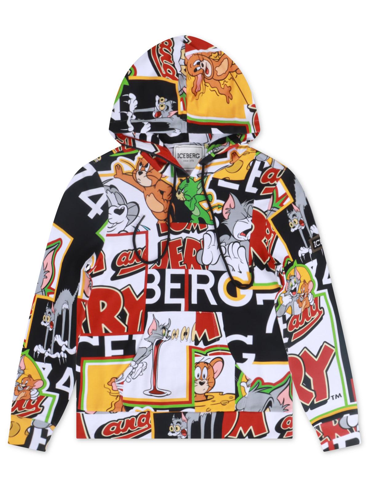 Iceberg All Over Cartoon Hoodie - Cartoon Design by Denim Exchange