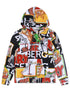 Iceberg All Over Cartoon Hoodie - Cartoon Design by Denim Exchange