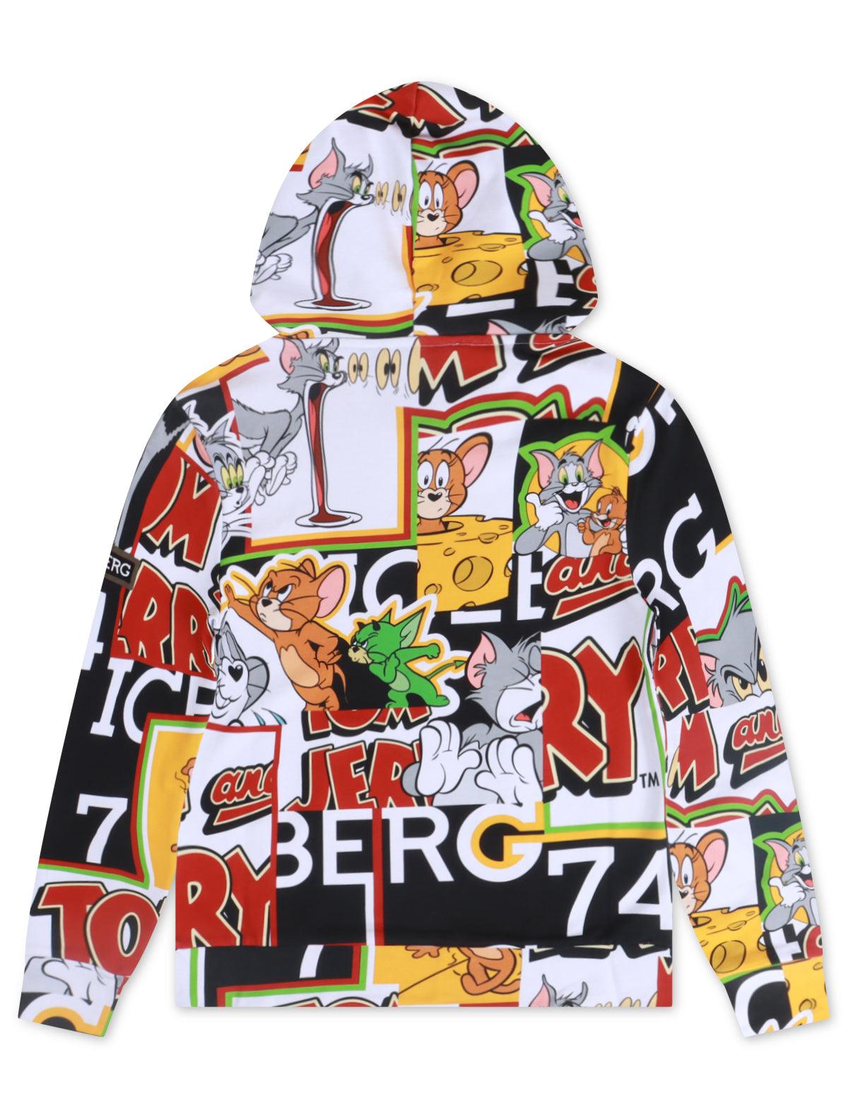 Iceberg All Over Cartoon Hoodie - Cartoon Design by Denim Exchange