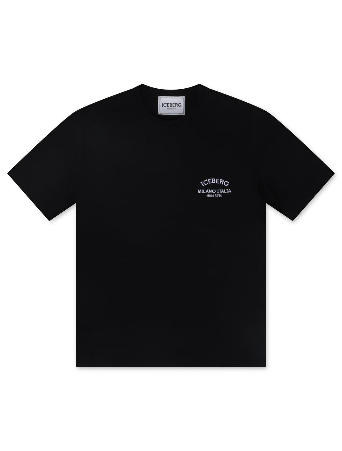 Iceberg Institutional Logo Tee- Black by Denim Exchange