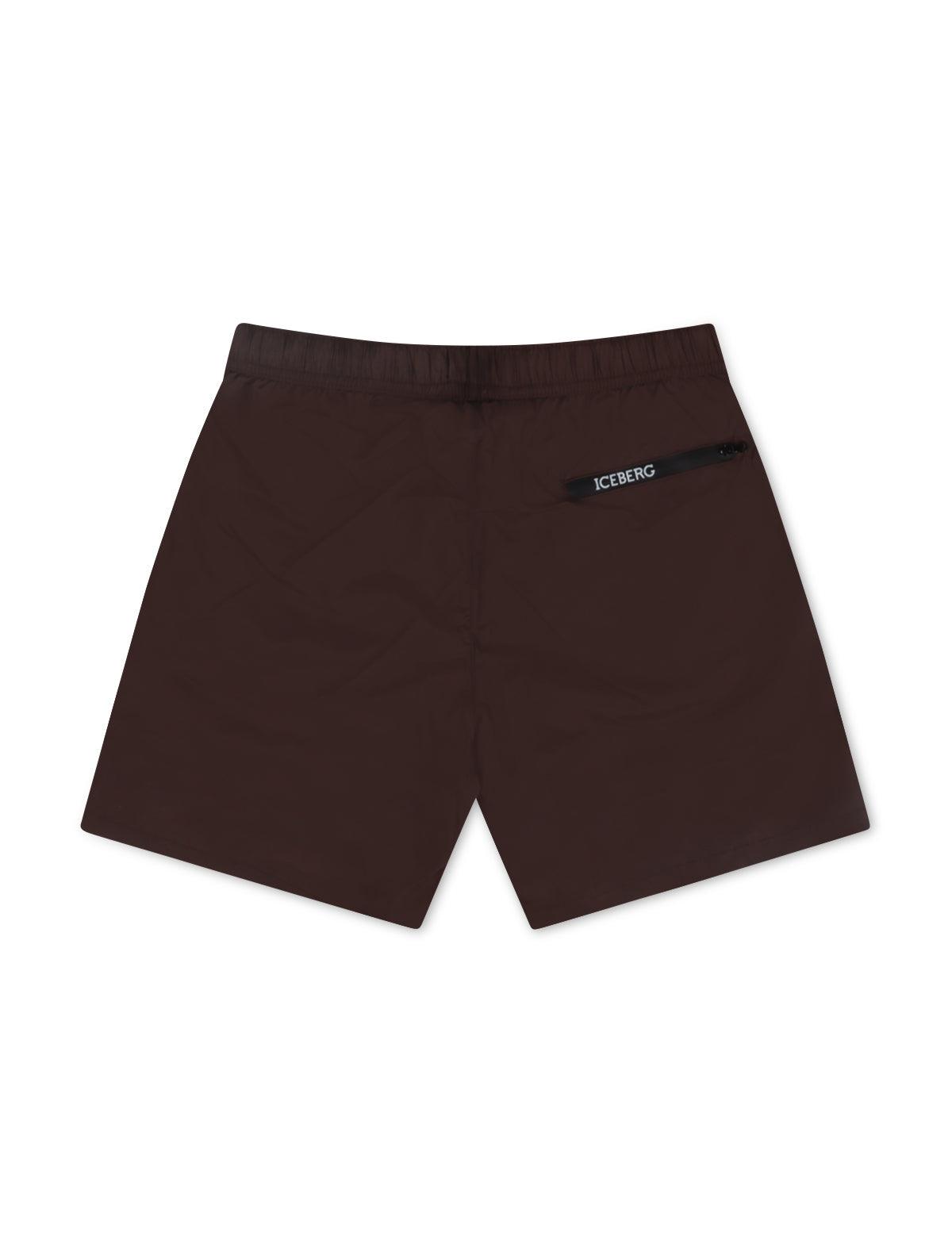 Iceberg Beachwear Shorts - Brown by Denim Exchange