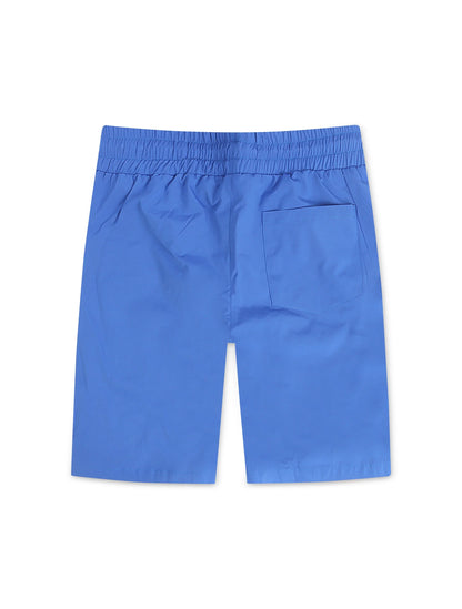 Campus La Via Cropped Nylon Shorts - Blue by Denim Exchange