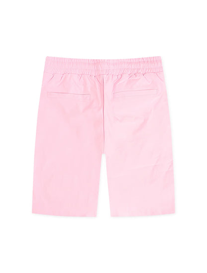 Almost Someday Prague Nylon Shorts - Pink by Denim Exchange
