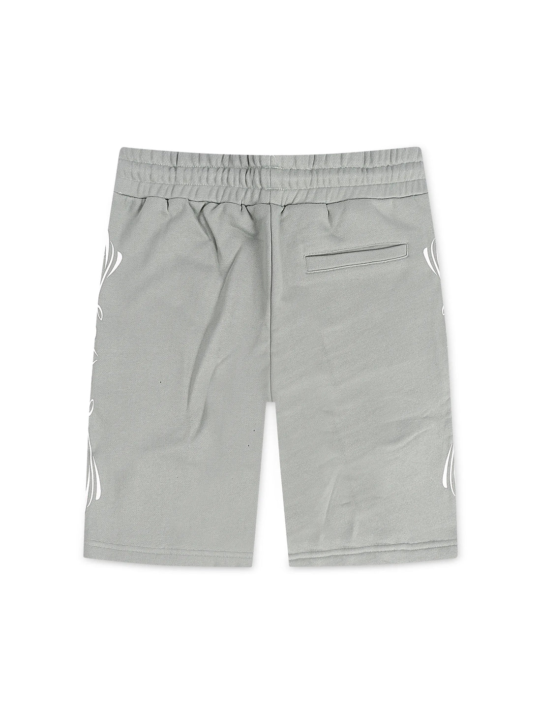 Campus Chrome Fleece Shorts - Green by Denim Exchange