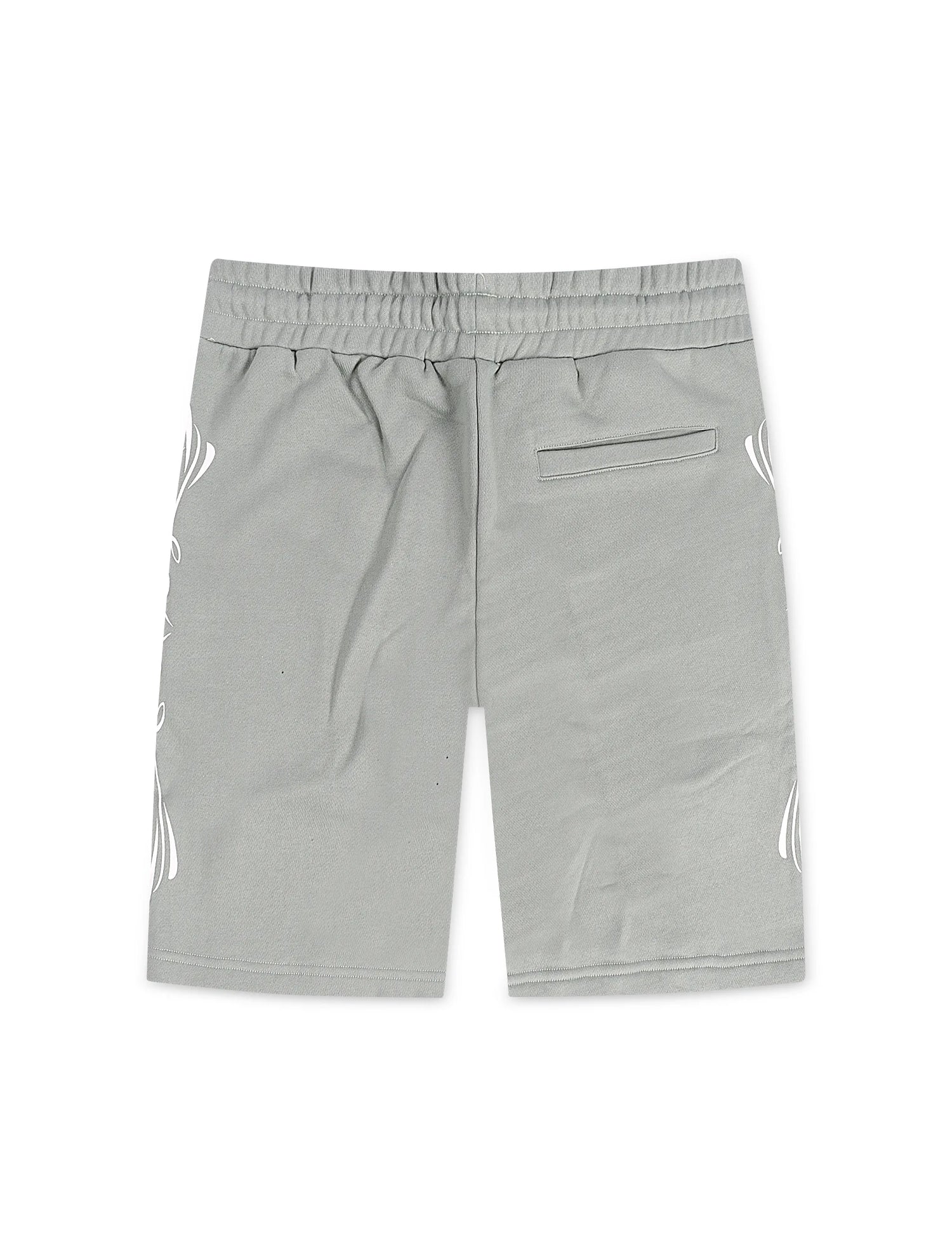 Campus Chrome Fleece Shorts - Green by Denim Exchange