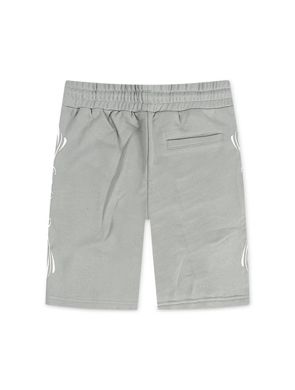 Campus Chrome Fleece Shorts - Green by Denim Exchange