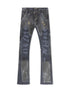 Valabasas Stellar Night Stacked Jeans - Dark Blue by Denim Exchange