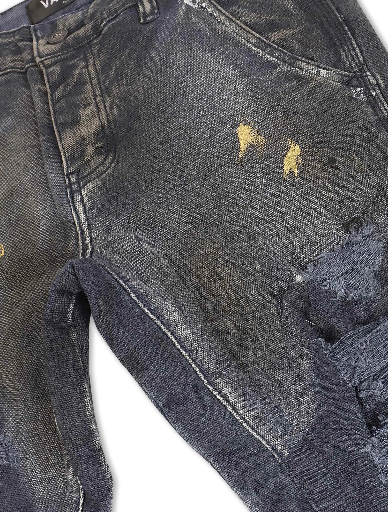 Valabasas Stellar Night Stacked Jeans - Dark Blue by Denim Exchange