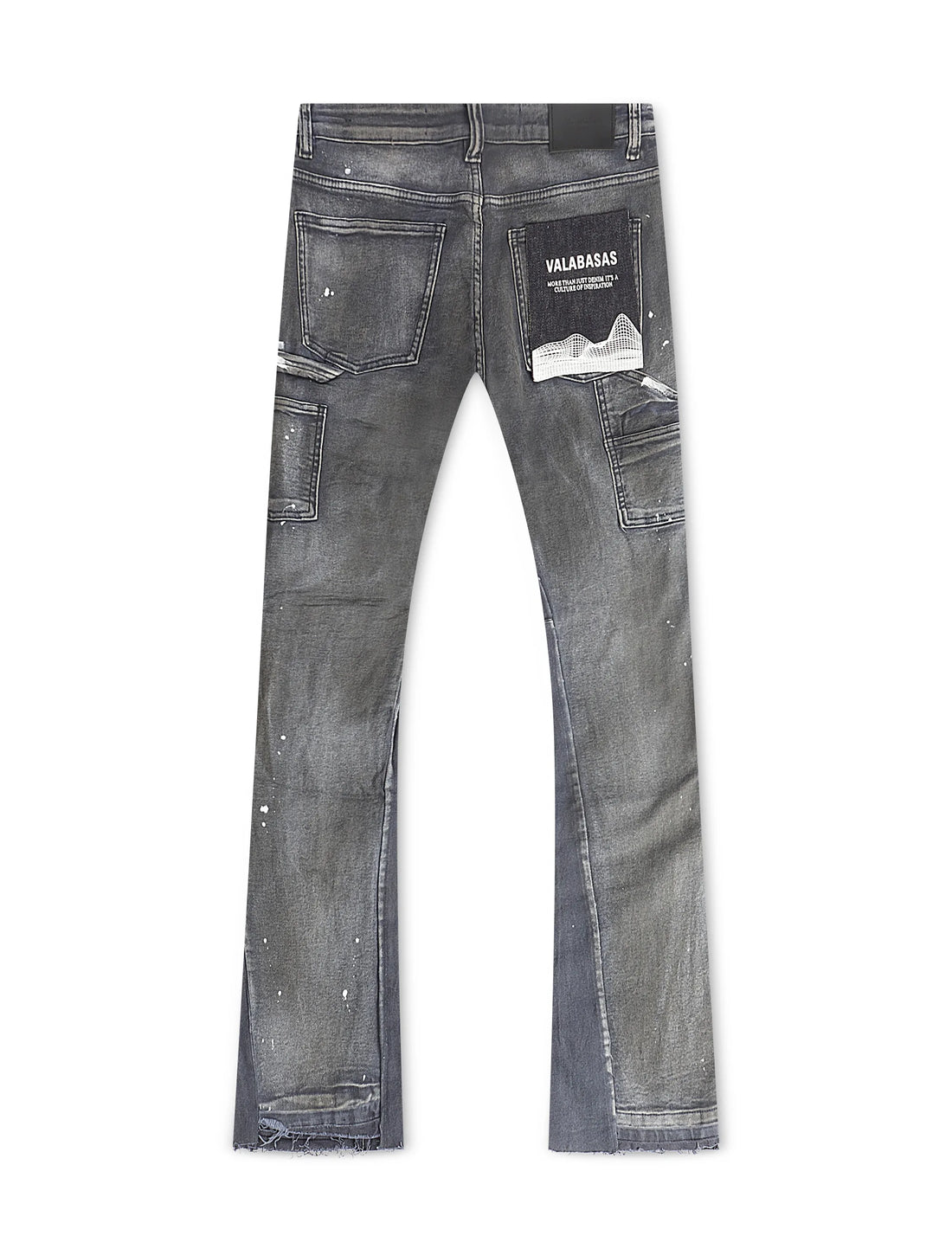 Valabasas Stellar Night Stacked Jeans - Dark Blue by Denim Exchange