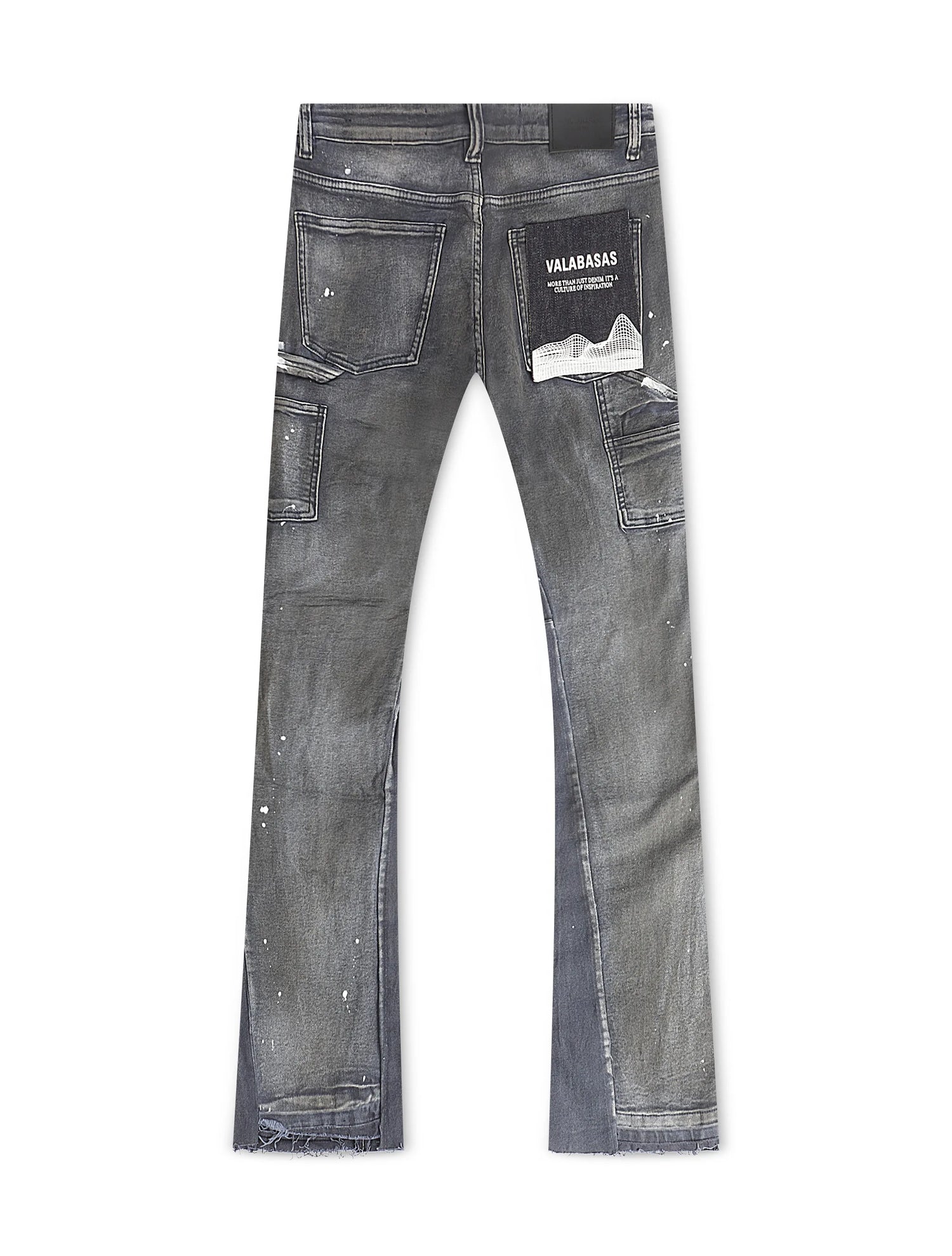 Valabasas Stellar Night Stacked Jeans - Dark Blue by Denim Exchange