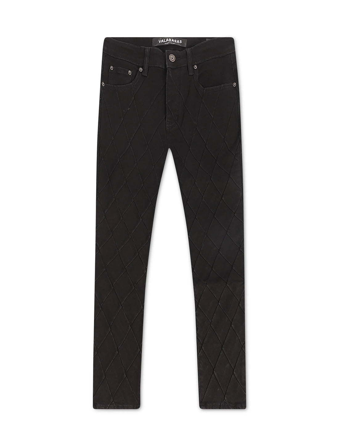 Valabasas Drift Skinny Jeans - Jet Black by Denim Exchange
