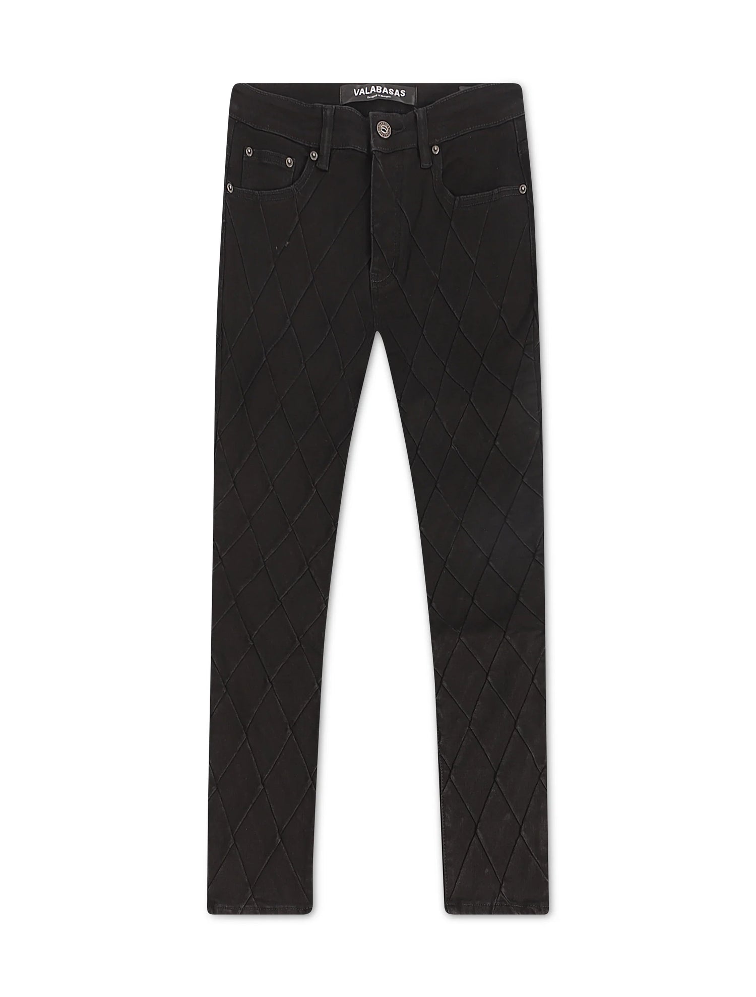 Valabasas Drift Skinny Jeans - Jet Black by Denim Exchange