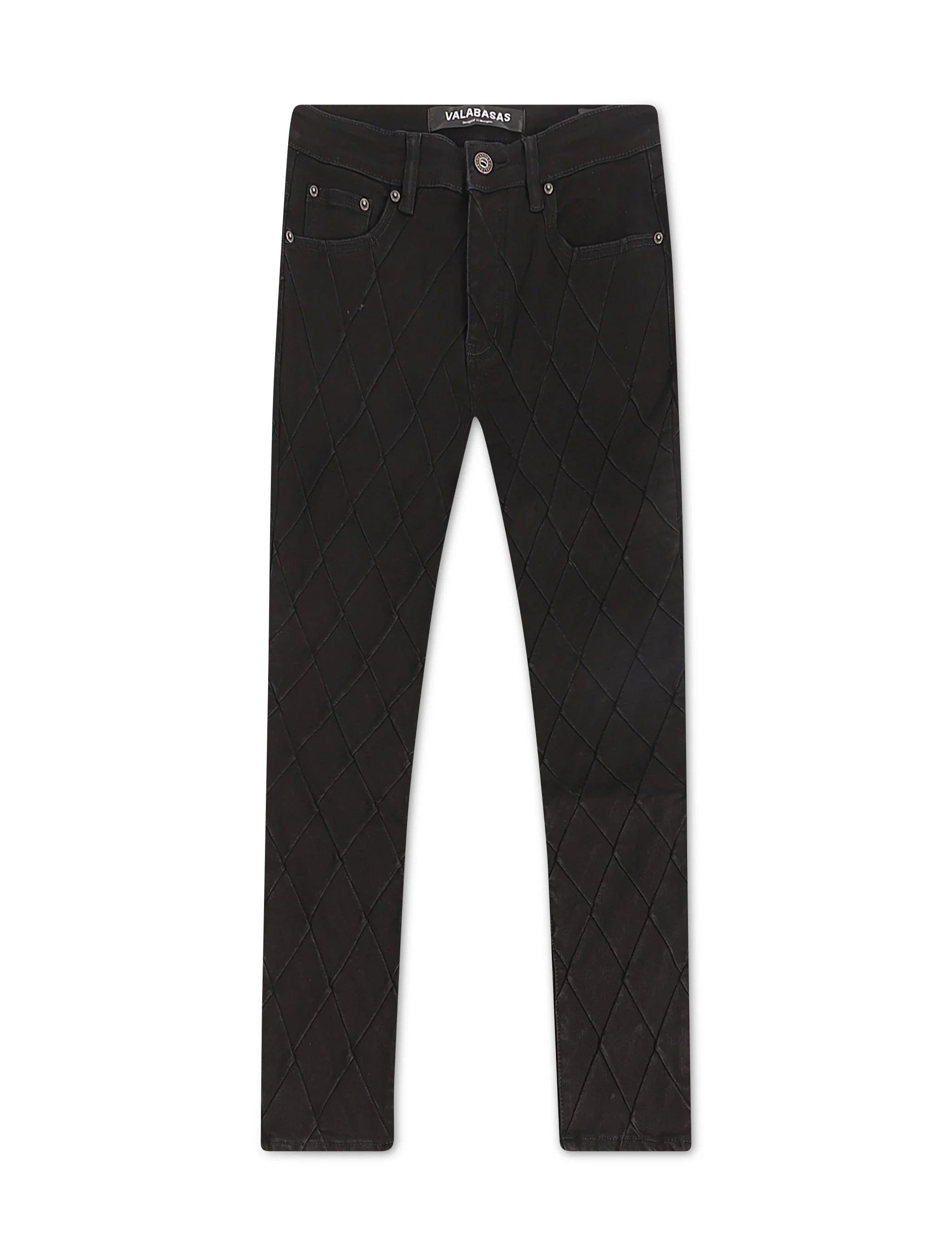 Valabasas Drift Skinny Jeans - Jet Black by Denim Exchange