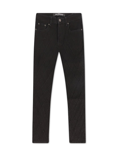 Valabasas Drift Skinny Jeans - Jet Black by Denim Exchange