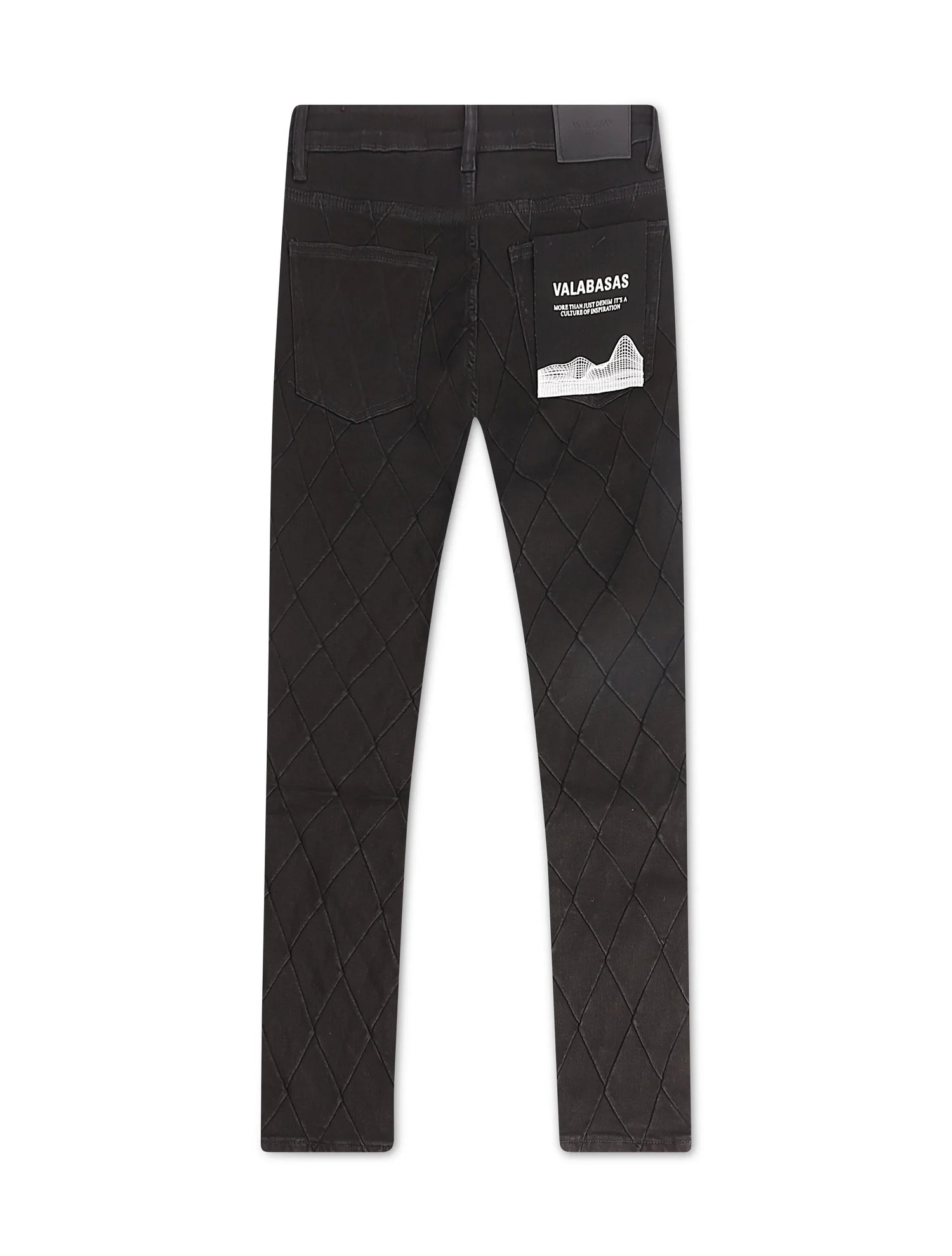 Valabasas Drift Skinny Jeans - Jet Black by Denim Exchange