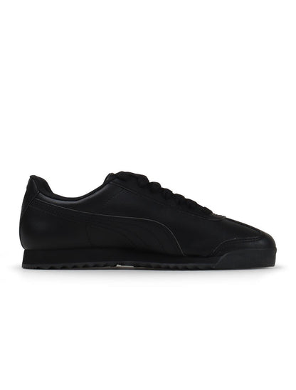 Puma Mens Roma Basic - Black/Black by Denim Exchange