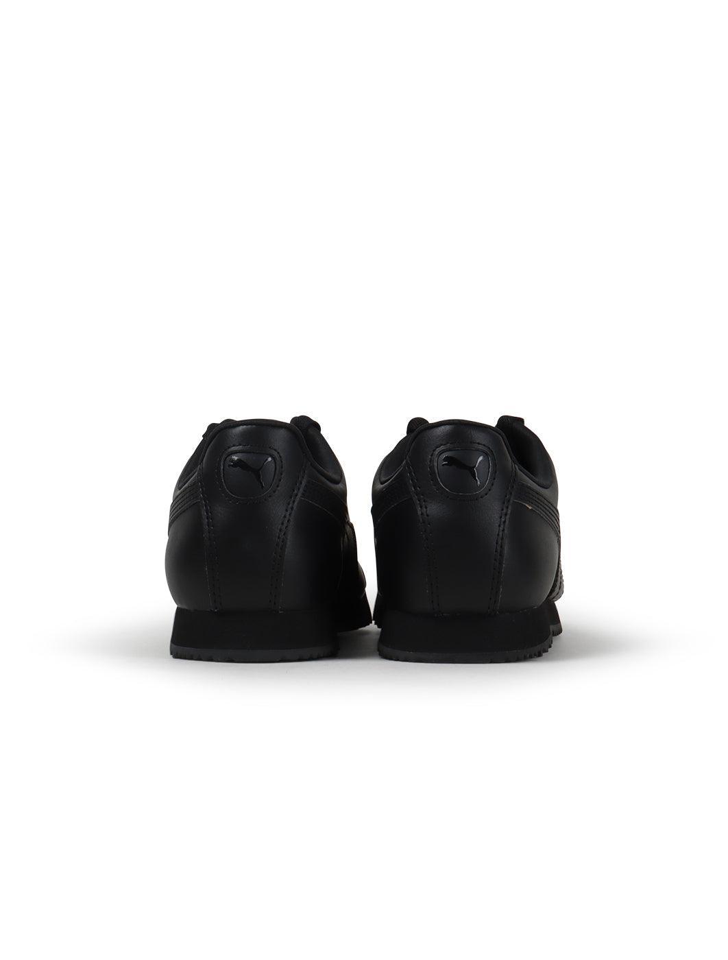 Puma Mens Roma Basic - Black/Black by Denim Exchange