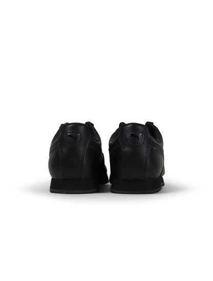 Puma Mens Roma Basic - Black/Black by Denim Exchange