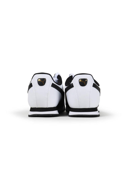 Puma Mens Roma Basic - White/Black by Denim Exchange