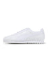 Puma Mens Roma Basic - White/ Light Grey by Denim Exchange