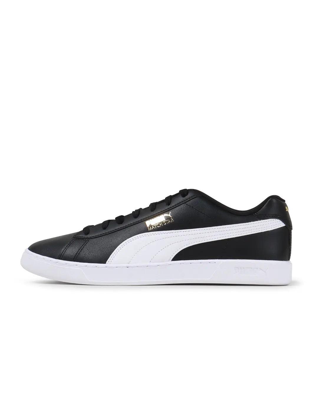 Puma Mens Match Star - Black/White/Gold by Denim Exchange