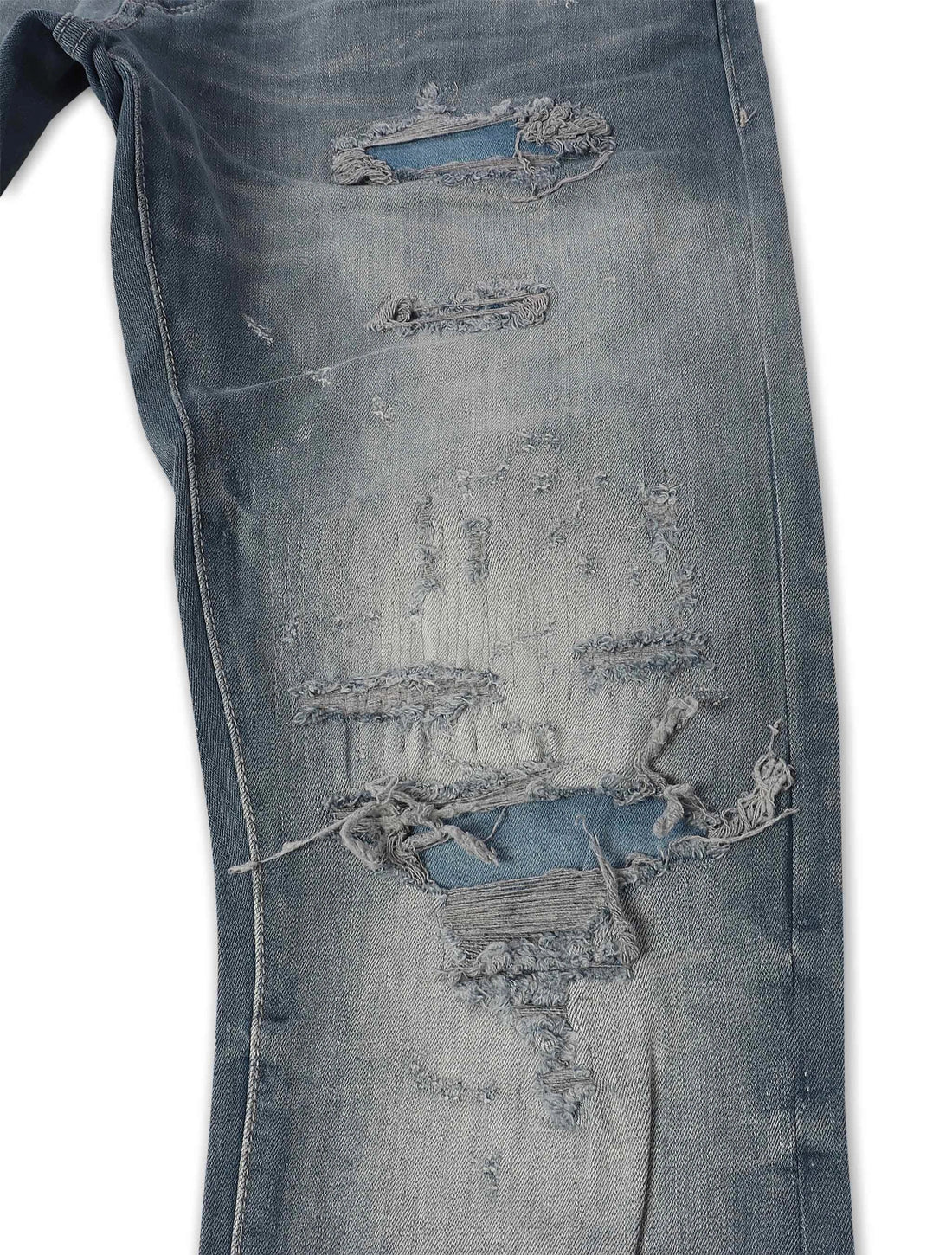 Jordan Craig Heart Break Straight Leg Jeans - Seastorm by Denim Exchange