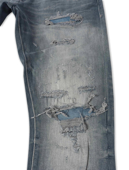 Jordan Craig Heart Break Straight Leg Jeans - Seastorm by Denim Exchange