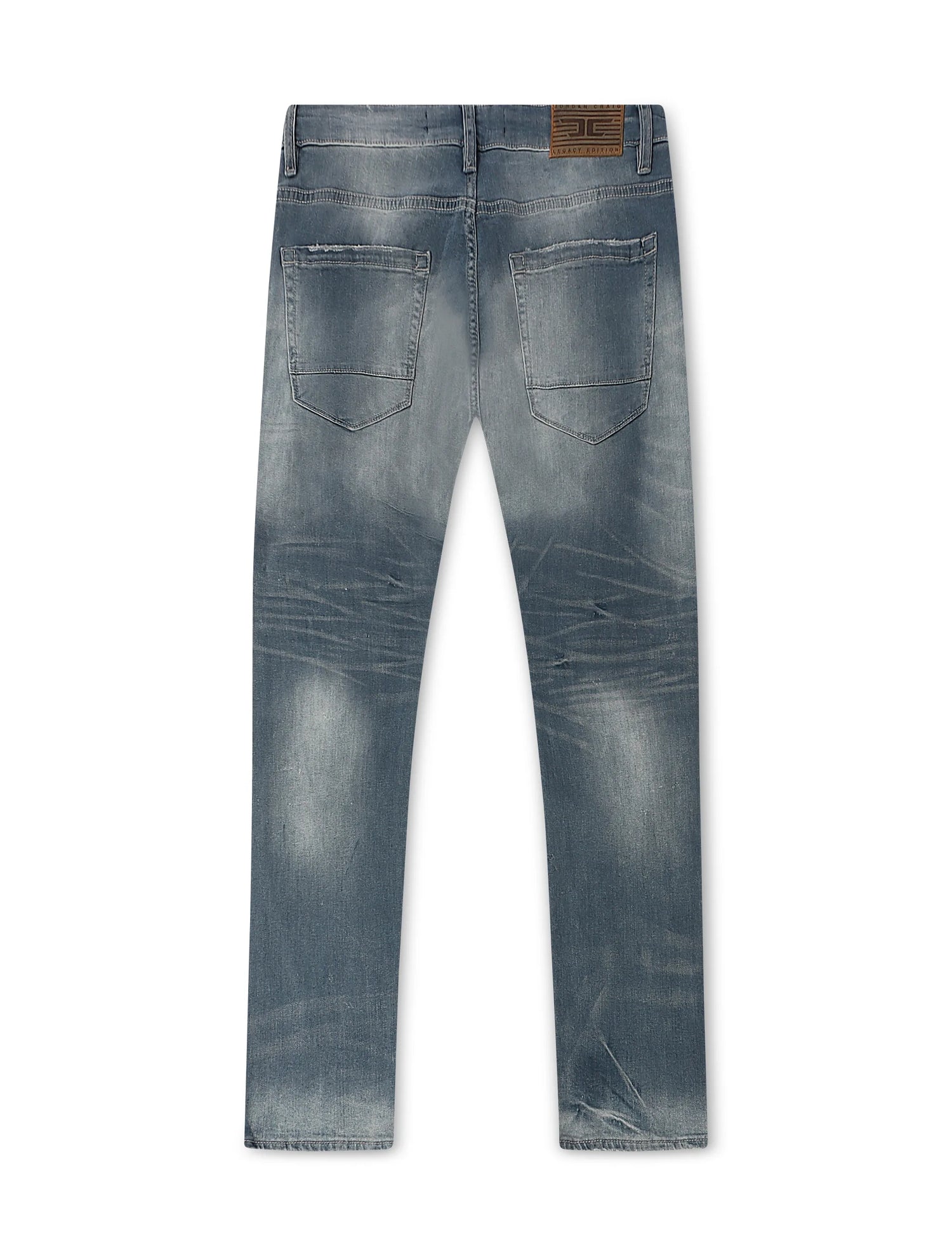 Jordan Craig Heart Break Straight Leg Jeans - Seastorm by Denim Exchange