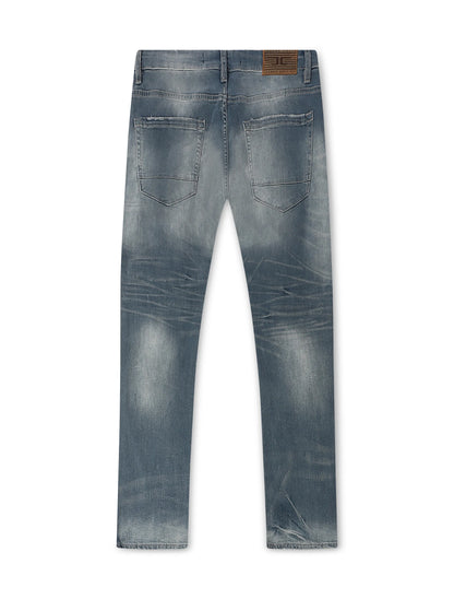 Jordan Craig Heart Break Straight Leg Jeans - Seastorm by Denim Exchange
