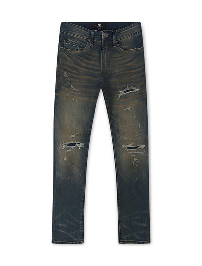 Jordan Craig Heart Break Straight Leg Jeans - Gold Miner by Denim Exchange
