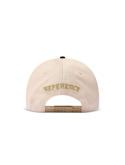 Reference Mirrored LA Hat - Cream/Black by Denim Exchange