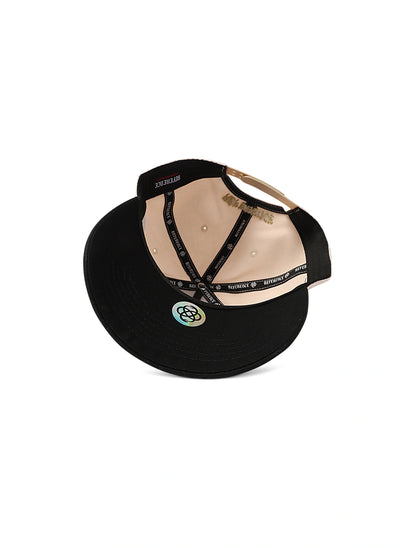 Reference Mirrored LA Hat - Cream/Black by Denim Exchange