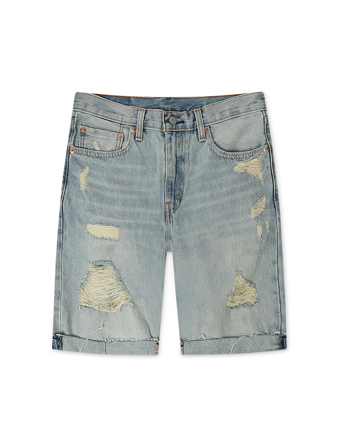 Levis 412™ Slim Fit Shorts - Medium Wash by Denim Exchange