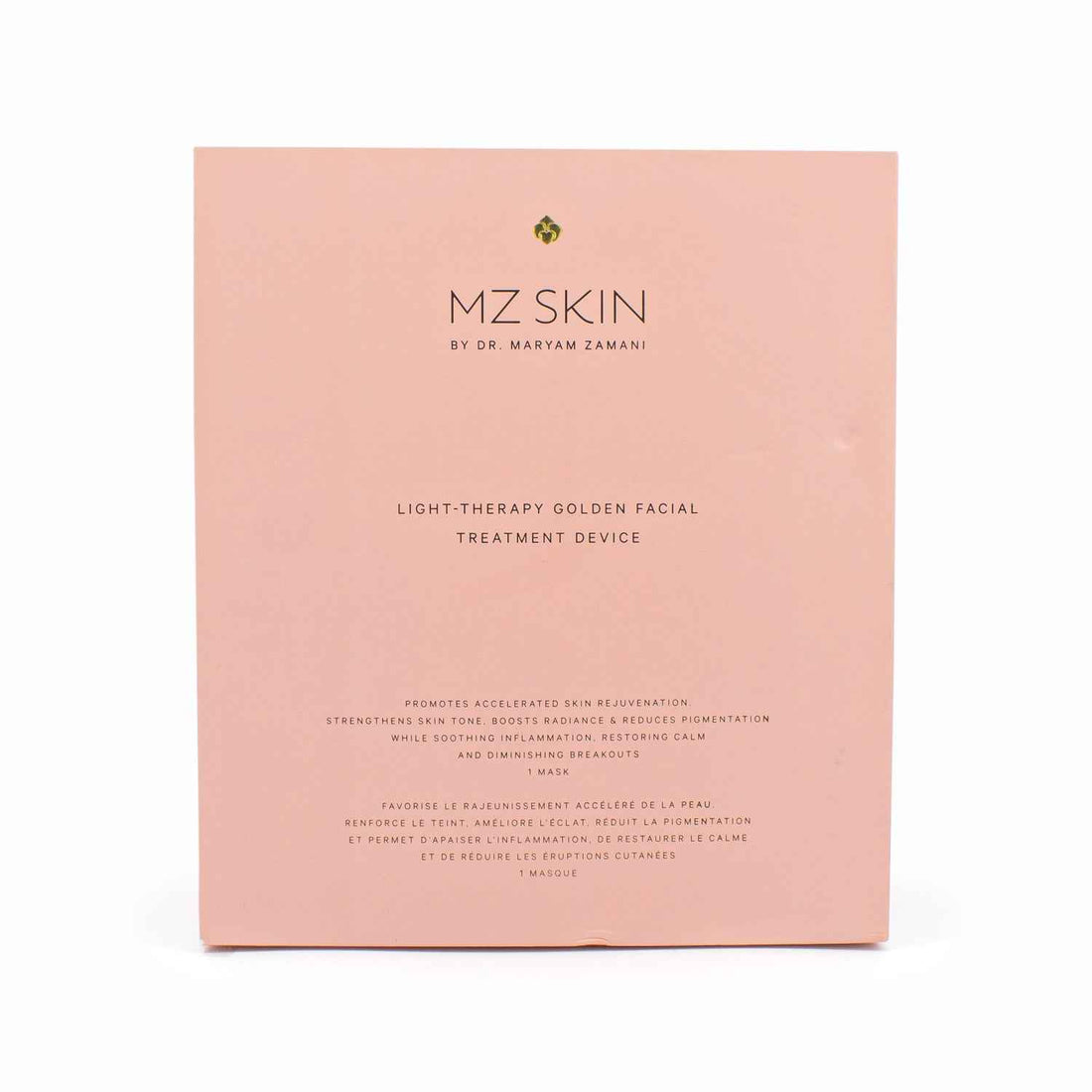 MZ SKIN Light-Therapy Golden Facial Treatment Device - Imperfect Box
