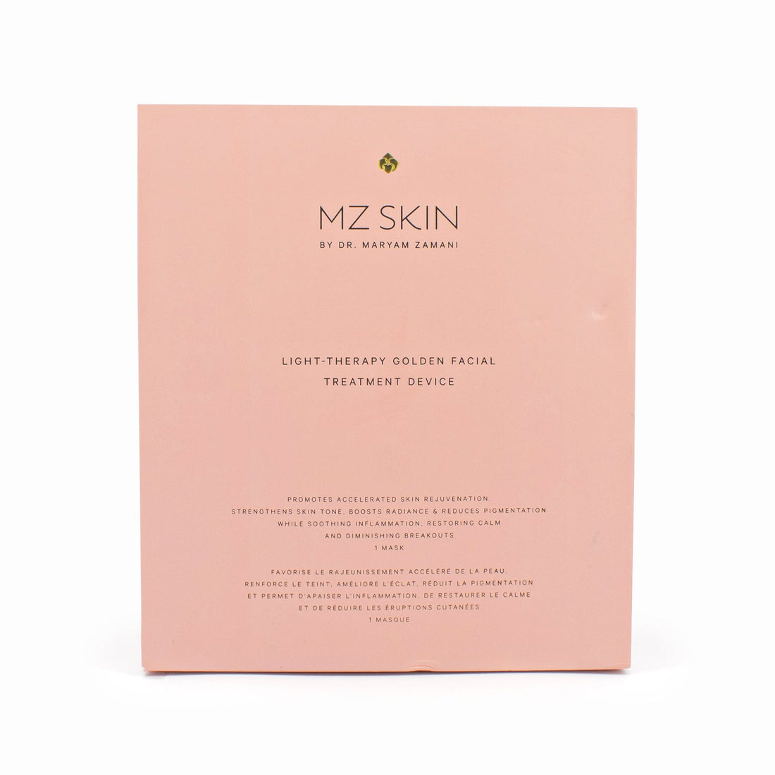 MZ SKIN Light-Therapy Golden Facial Treatment Device - Imperfect Box by This is Beauty US