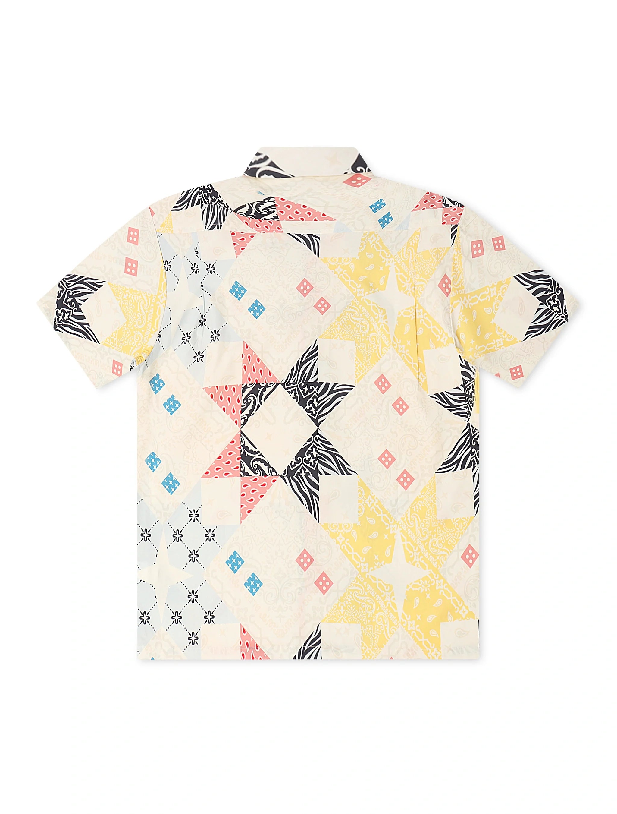 BLDG4 Puff Puff Woven Shirt - Whisper White by Denim Exchange