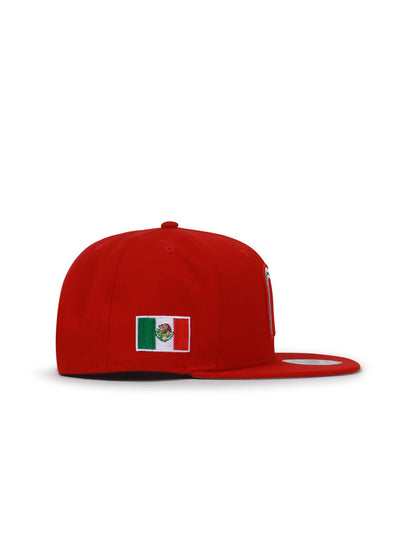 New Era Mexico Hat Snapback - Red by Denim Exchange